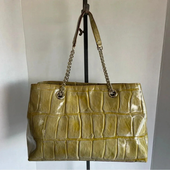 kate spade Knightsbridge Helena Croc Embossed Leather Tote - Picture 3 of 16